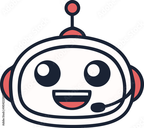 chatbot character illustration