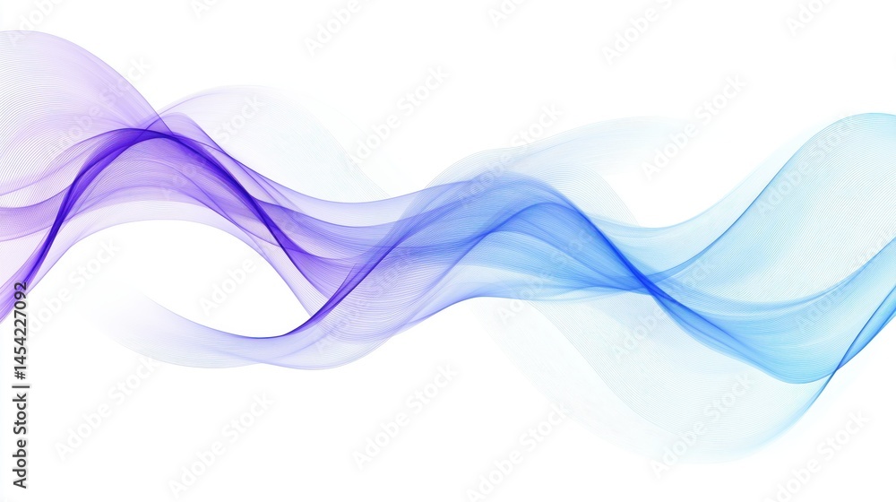Abstract blue and purple wave background Abstract blue and purple wave background