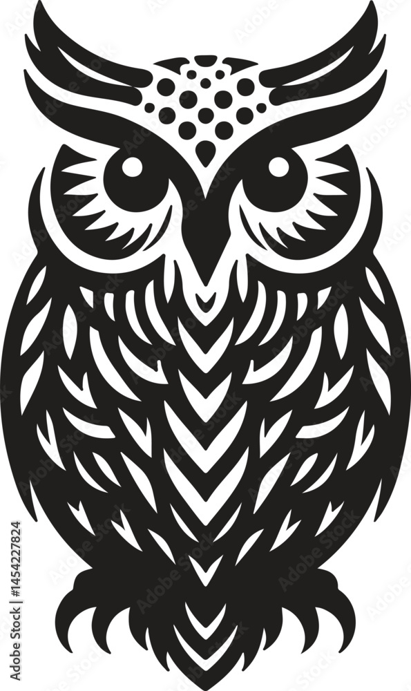 Obraz premium Owl silhouette