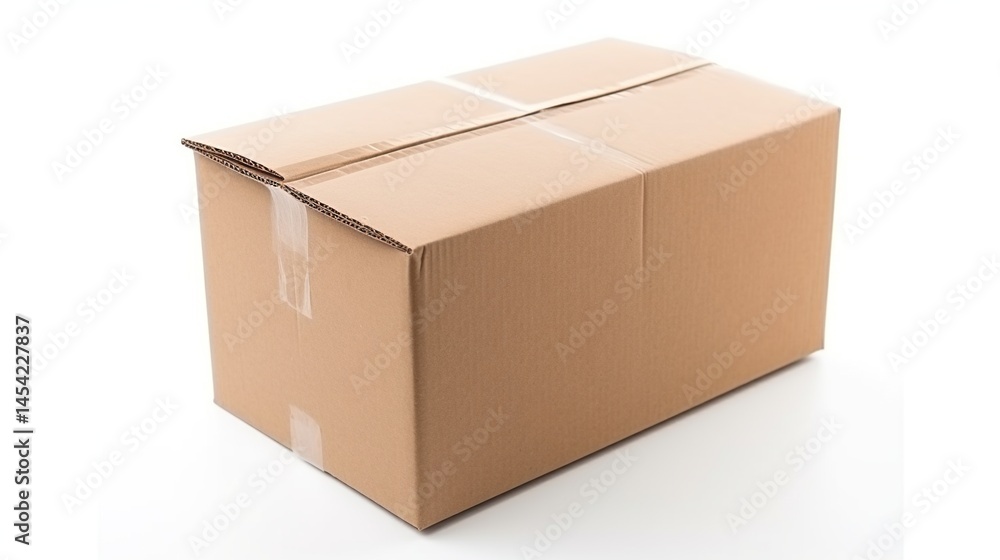 Plain cardboard box Plain cardboard box