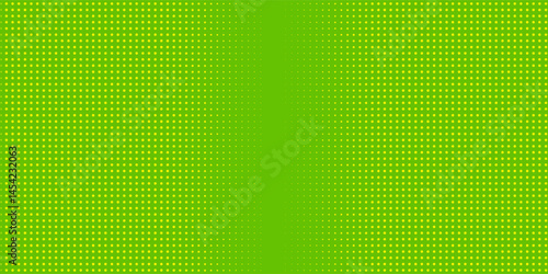 Dots halftone green color pattern gradient texture with technology digital background. Dots pop art comics with nature graphic design.