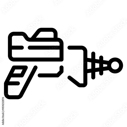 Icon futuristic weapon