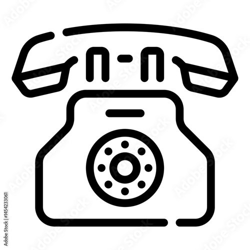 Icon classic telephone