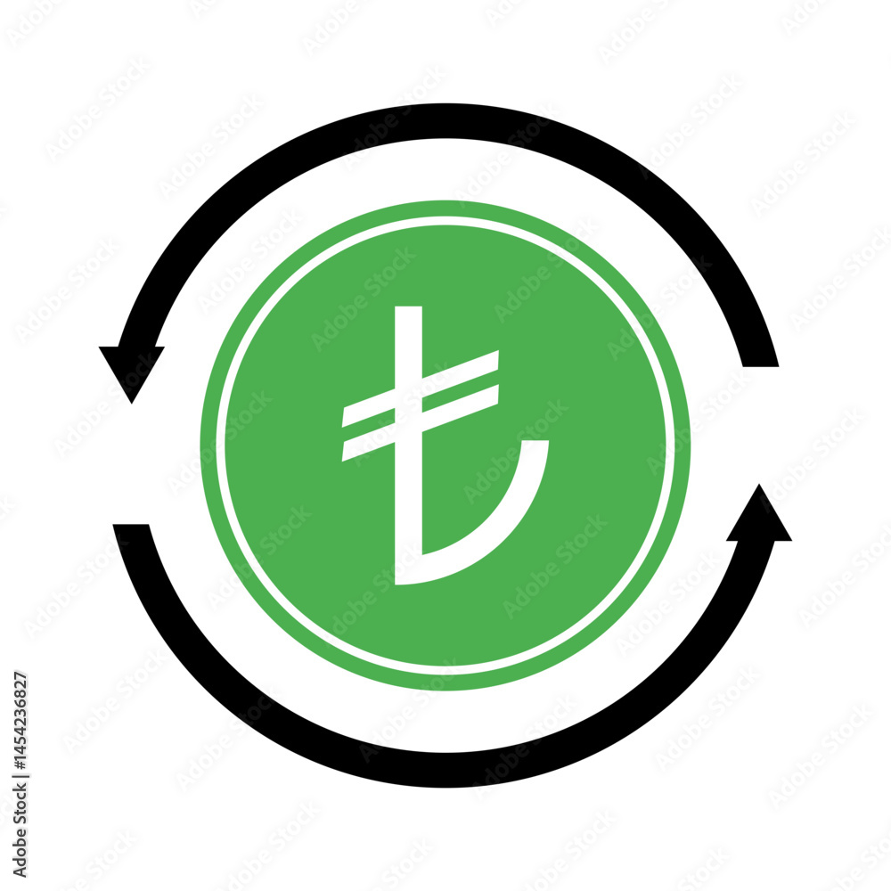 Obraz premium lira currency symbol isolated on transparent background