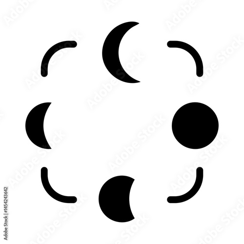 Moon Glyph icons
