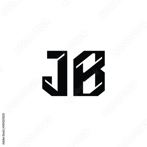 Free Download JB monogram logo design letter text name symbol monochrome logotype alphabet character simple logo - GFXLoad