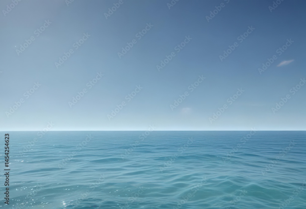Obraz premium Gentle aqua to sky blue gradient, dreamy ocean feel, abstract texture , ethereal, background