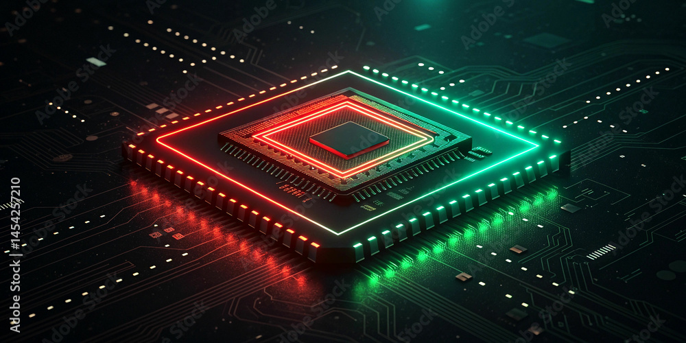 Obraz premium circuit board background