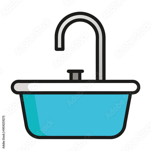 water tap isolated on white