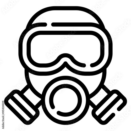 Icon Gas Mask Safety Equipment