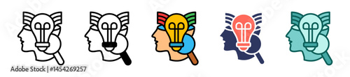 Search Idea multiple icon