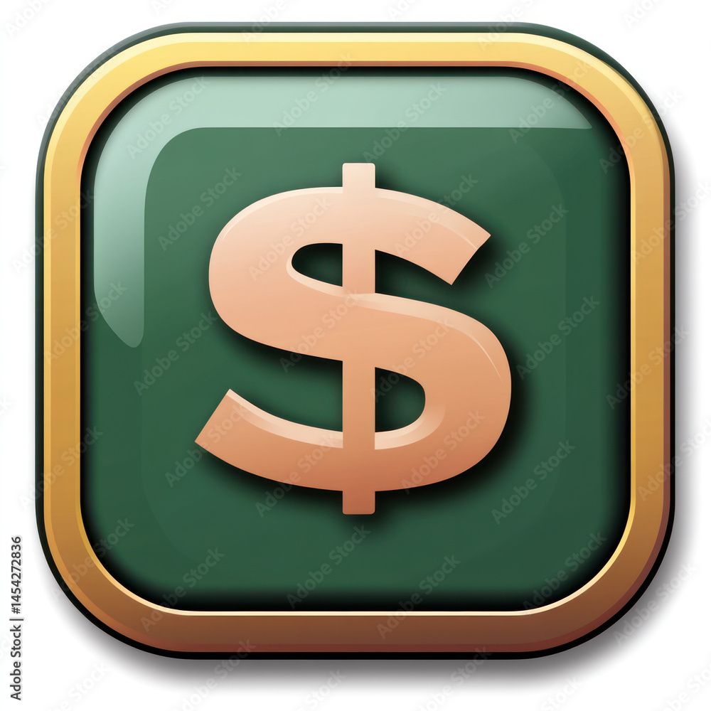 Obraz premium dollar sign icon
