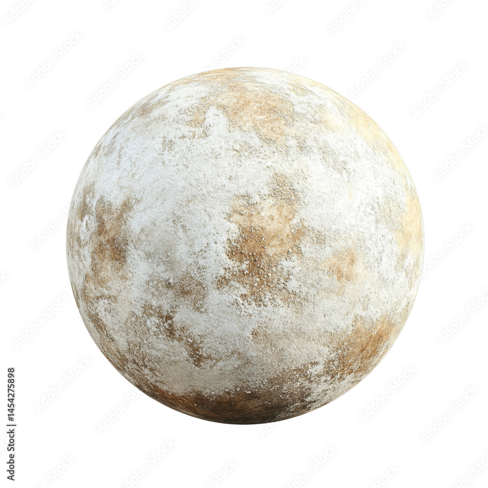 Textured Beige and White Celestial Sphere 3D Render of a Planet or Moon Textured Beige and White Celestial Sphere 3D Render of a Planet or Moon