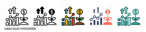 Dividends multiple icon
