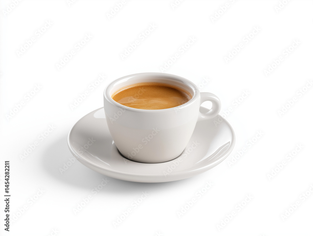 Tiny cup of coffee. Realistic, high resolution. white background. Look expensive
Tiny cup of coffee. Realistic, high resolution. white background. Look expensive
