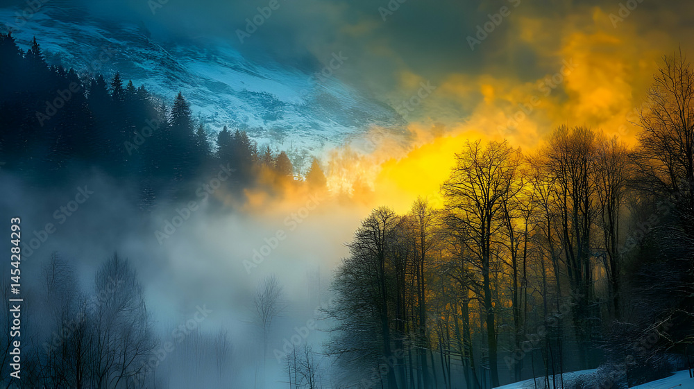 Fototapeta premium Misty Karst Mountains – Southeast Asia Tropical Landscape