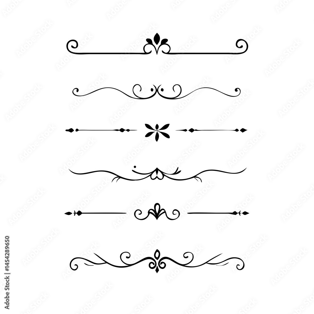 Dividers doodle set. Wedding decorative elements. Divider ornament, borders, vintage line separators. Hand drawn vector illustration isolated on white background.
Dividers doodle set. Wedding decorative elements. Divider ornament, borders, vintage line separators. Hand drawn vector illustration isolated on white background.