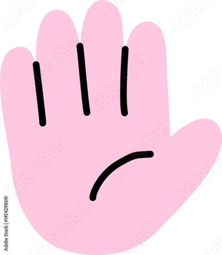 Cute Hello Hand Gesture Emoji
