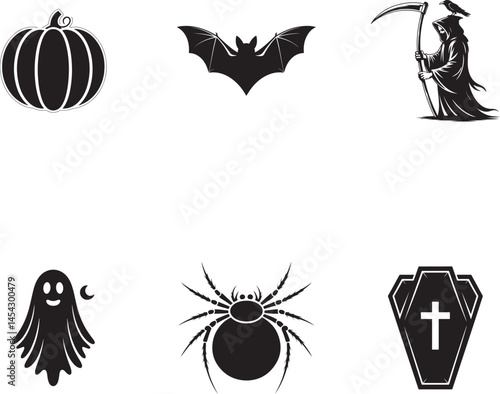 set of halloween icons