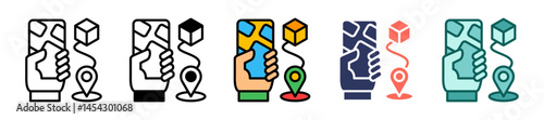 Route multiple icon