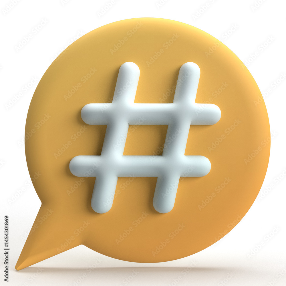 Fototapeta premium hashtag