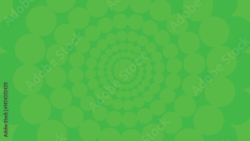 green model with baground geometry