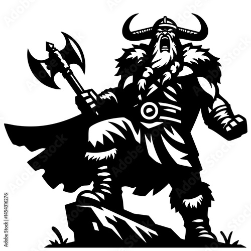 Mighty Viking Warrior: Norse Mythology Legend