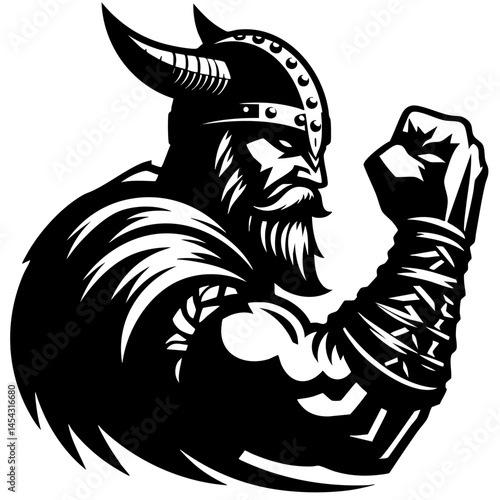 Powerful Viking Warrior: Norse Mythology, Ancient Scandinavian Culture and History
