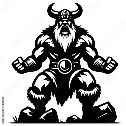 Mighty Viking Warrior: Norse Mythology Legend