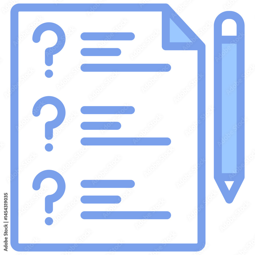 Inquiry Form Blue Icon Inquiry Form Blue Icon