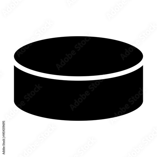 Hockey Puck Glyph icons
