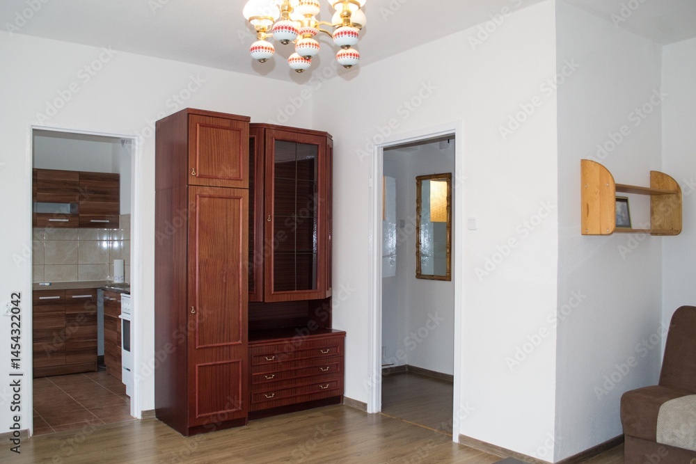 Fototapeta premium Small apartment in an old building.