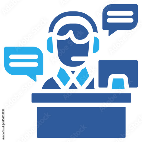 Help Desk Blueprint Icon