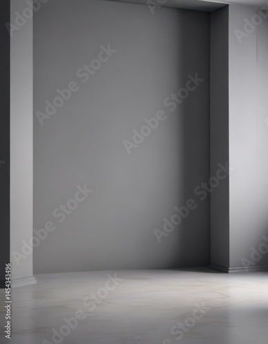 Elegant gray backdrop  soft light highlights product subtly    close up   atmosphere