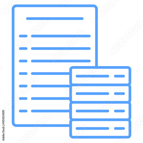 database icon blue style