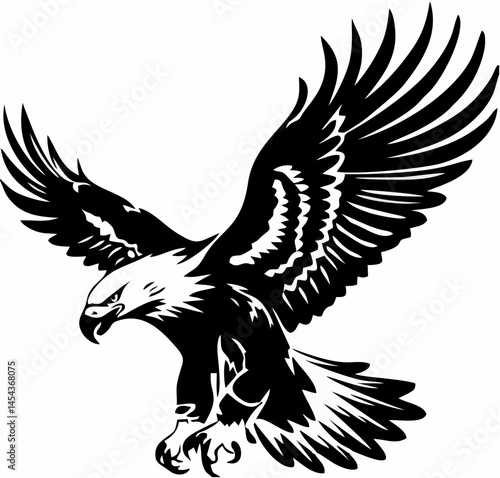 Flying eagle image