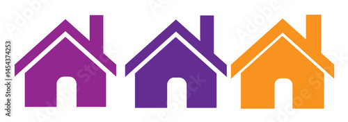 PrintWeb home flat icon for apps and websites
