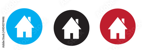 PrintWeb home flat icon for apps and websites