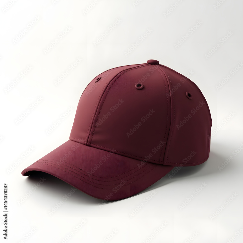 Maroon baseball cap Maroon baseball cap