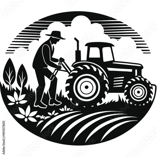 silhouette-of-a-farmer-plowing-a-field-with-a-trac (5).eps