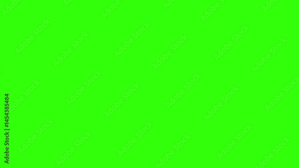 Animated white radio wave signal on green background | Futuristic digital frequency