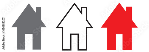 PrintWeb home flat icon for apps and websites