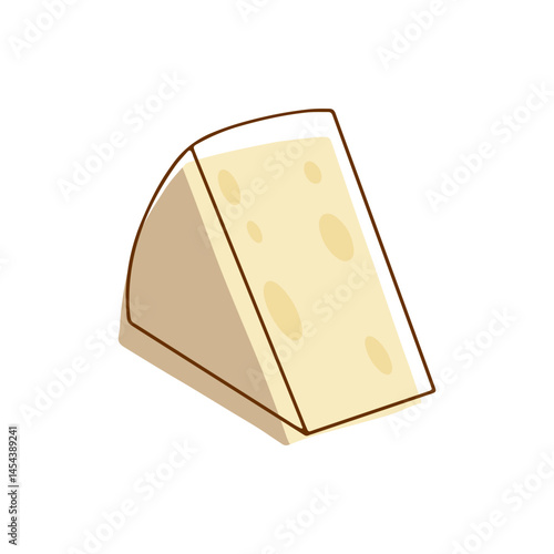 Camembert Cheese Illustration 