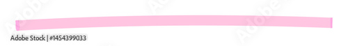 ピンクの蛍光ペン･ラインマーカーの線 - シンプルなアンダーライン･あしらいのデザインパーツ素材