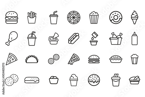 Food Icon Set