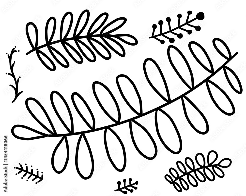 Obraz premium various kind of leaves 