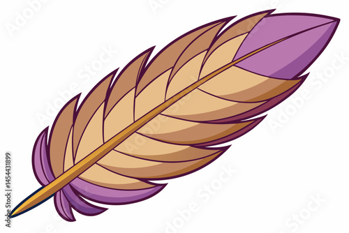 feather isolated on white background