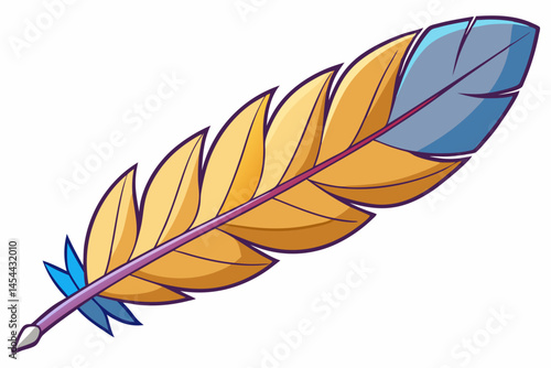 feather isolated on white background