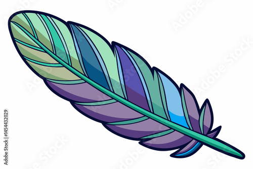 feather isolated on white background