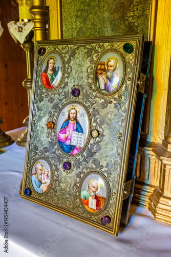 Interior of Greek Catholic Church, Olchowiec, Magurski Park Narodowy, Lesser Poland Voivodeship, Poland